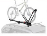 8305F Bike Carrier for Car Top Steel Nylon Roof Mount Carrying One Bike for Travel Luggage Made of Aluminum Al