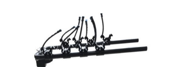 8319A  New style Universal Durable steel rear bike carrier for Travel and Luggage carring 4 bikes