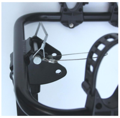 8319 Universal Steel Car rear trunk Durable Bike Carrier for 3 Bikes and Travel Luggage Used for hitchball