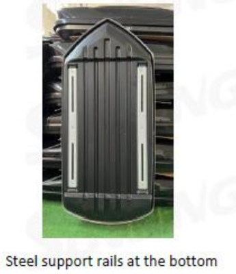 RB500 SUNSING Universal Car Roof Box for Travel Double Side Lock System Quick Clamp Carbon Surface Choose Compatible Car