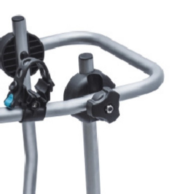 SUNSING 12004BR Durable Universal Car Rack High Performance Rear Tire Bike Rack for 2 Bikes Iron Material