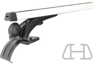 Black Aluminum Roof Rack Cross bars Auto Roof Racks for Universal sedan