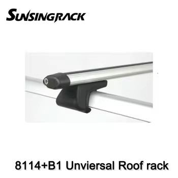 Durable Aluminum Oval Car Roof Mount Cross Bars 8114+B1 Universal for 4x4 Travel with Car Rack Raised Rails Accessory