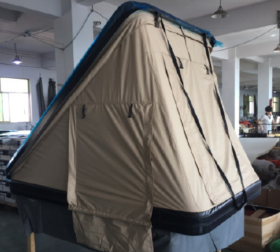 Spacious Roof top triangle a shape Tent for Camping and Outdoor Adventures
