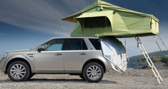 Roomy 2-4 Person Car Roof Tent For Year Round Camping Adventures