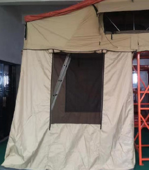 Car Side Awning 420D Plaid Canvas PU Coating Other Products For Car Camping