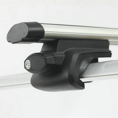 8102B+B1 Durable Universal Aluminum Alloy Roof Mount Cross Bars Oval Car Roof Raised Rails for Travel