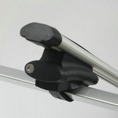 8102C+B1 Universal Aluminum Oval Car Roof Cross Bars Roof Mount 4x4 Accessory for Travel for Raised Rails