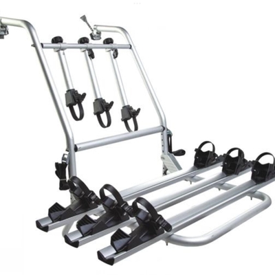 8317 Durable Universal Aluminum Car Rack Rear Bike Carrier for Travel Luggage Carrying up to 3 Bikes