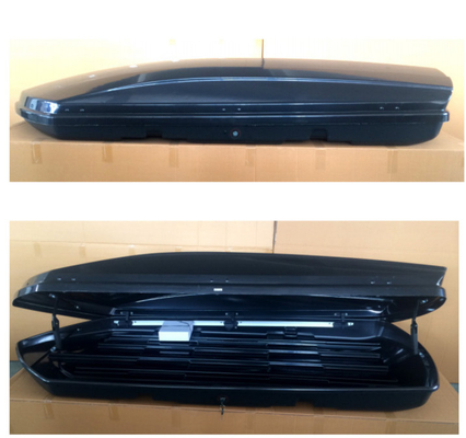 RB500 SUNSING Universal Car Roof Box for Travel Double Side Lock System Quick Clamp Carbon Surface Choose Compatible Car