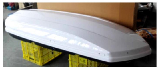 RB500 SUNSING Universal Car Roof Box for Travel Double Side Lock System Quick Clamp Carbon Surface Choose Compatible Car