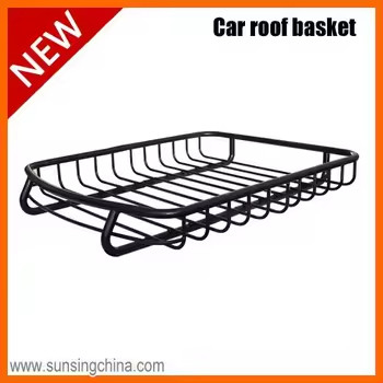 8107A Universal NO RUST Steel Car Roof Basket High Cost Performance with 3-5 Years Warranty for Luggage Carrier