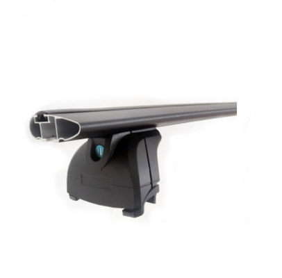 8195+B6 Aluminium-Auto-Dachkreuzbalken Universalzubehör für Spülrails Auto-Rack,Quick-offene Kunststoff-End.Loch-Festigungen