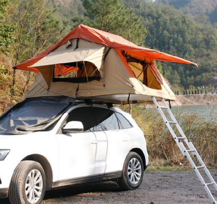 Roomy 2-4 Person Car Roof Tent For Year Round Camping Adventures