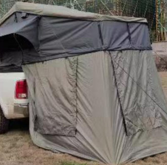Car Side Awning 420D Plaid Canvas PU Coating Other Products For Car Camping