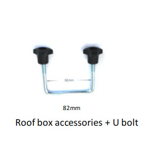 U Bolt+Universal Car Roof Box Accessories with Aluminum for Exterior Car Lock Parts & Accessory Turning Parts for travel
