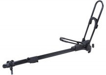 8305F Bike Carrier for Car Top Steel Nylon Roof Mount Carrying One Bike for Travel Luggage Made of Aluminum Al